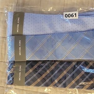 NWT 3 Michael Kors Men's Ties. $180.00 value
